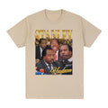 Stanley Hudson Homage T Shirt Tv Series The Office Michael Scott Dwight Schrute T-shirt Men's Casual Cotton Oversized T Shirts