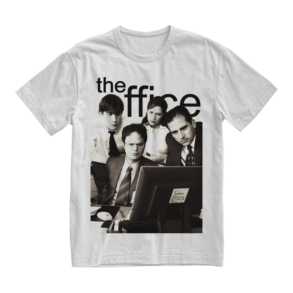 New "Office" Movie Pattern Men's Printed T-shirt for All Seasons, Suitable for Both Men and Women's Casual T-shirt