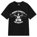 Dwight Schrute Gym for Muscles Fitness T Shirt Tv Series The Office Michael Scott Loose Casual T Shirts Men Cotton Cozy T-shirt