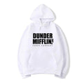The Office Dunder Mufflin INC Paper Hoodie Dwight Schrute Sweatshirt Soft Comfortable Men Women Casual Pullover Hooded Sweater